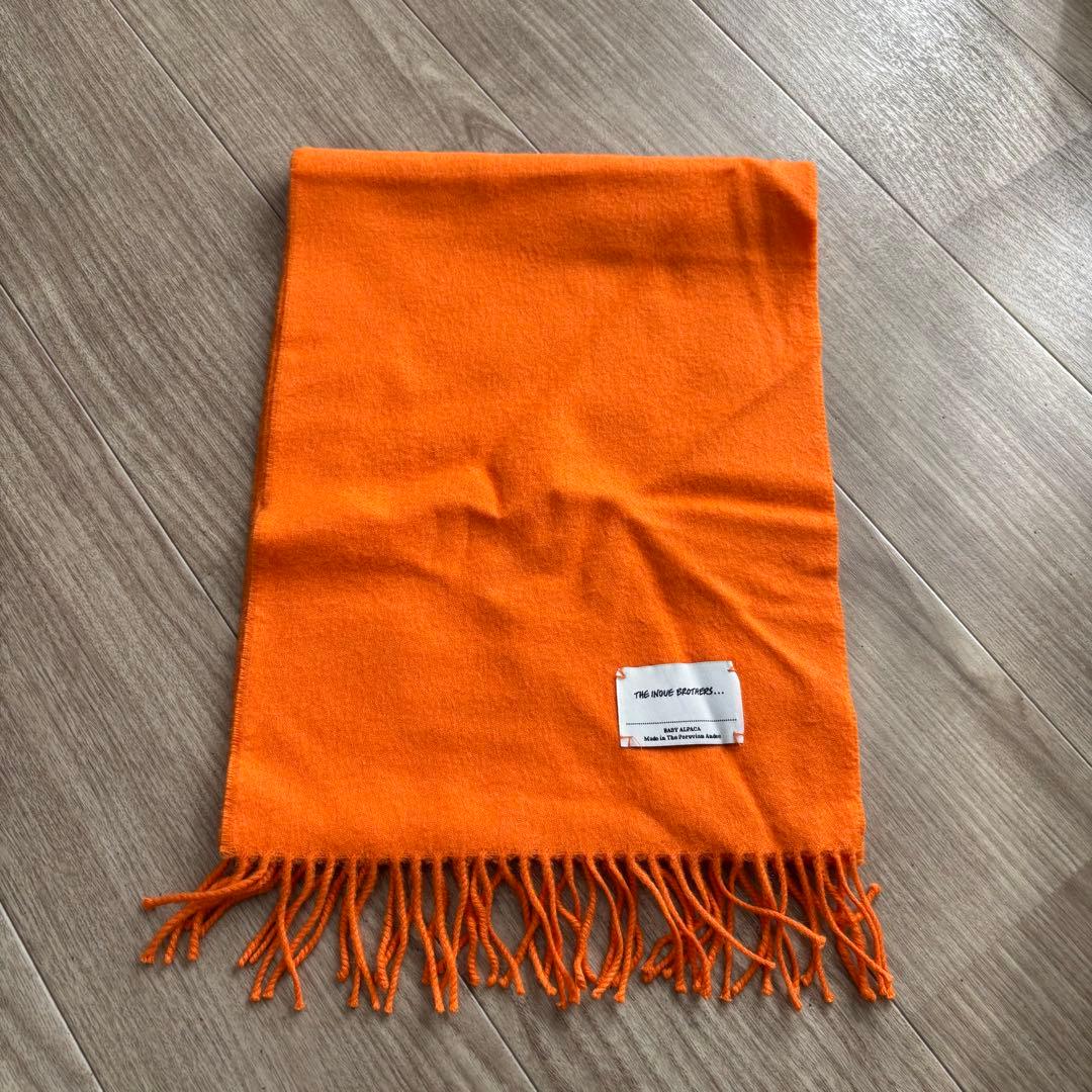 THE INOUE BROTHERS オレンジ マフラー