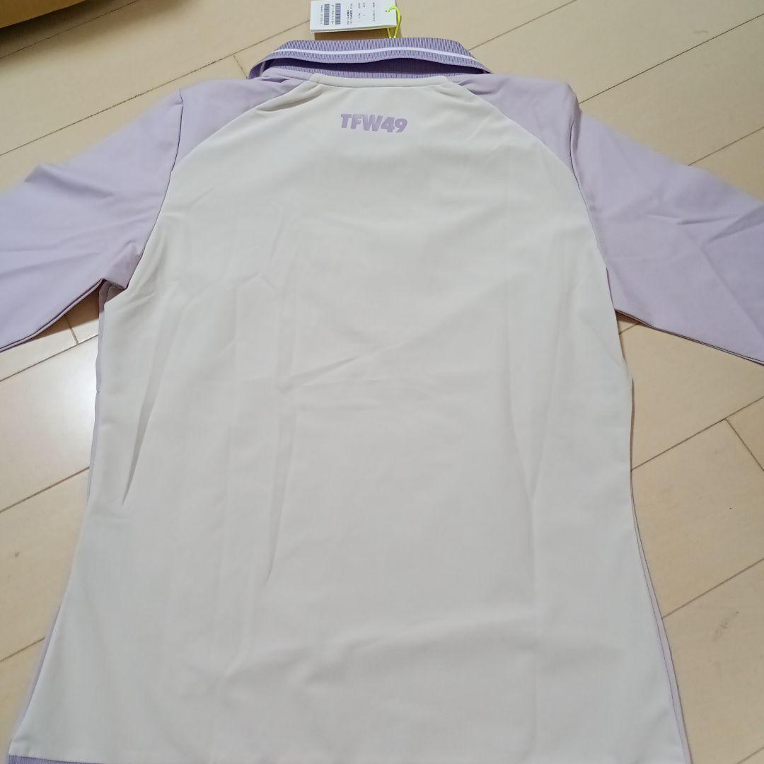 TFW49 ゴルフシャツ Lサイズ パープル