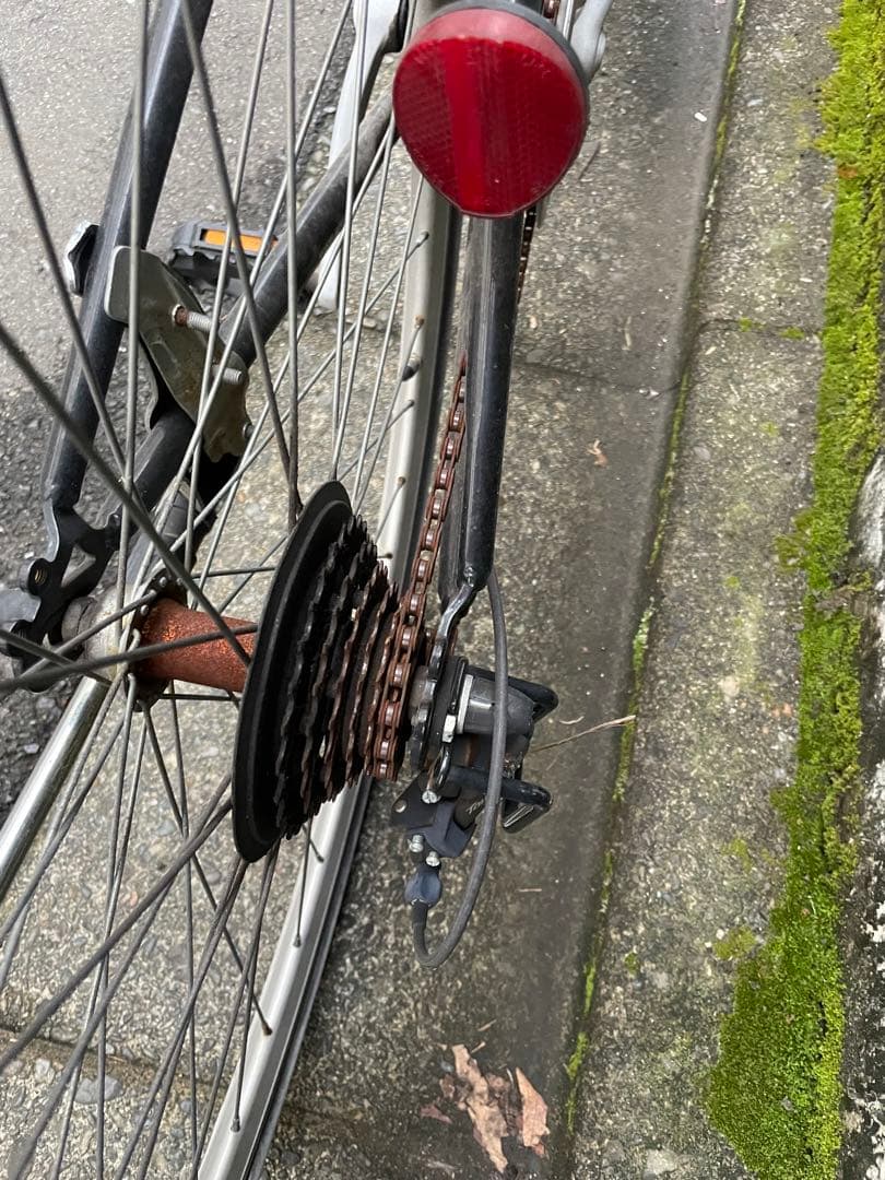 【引き取り限定】6段変速 CHEVROLET クロスバイク　折りたたみ