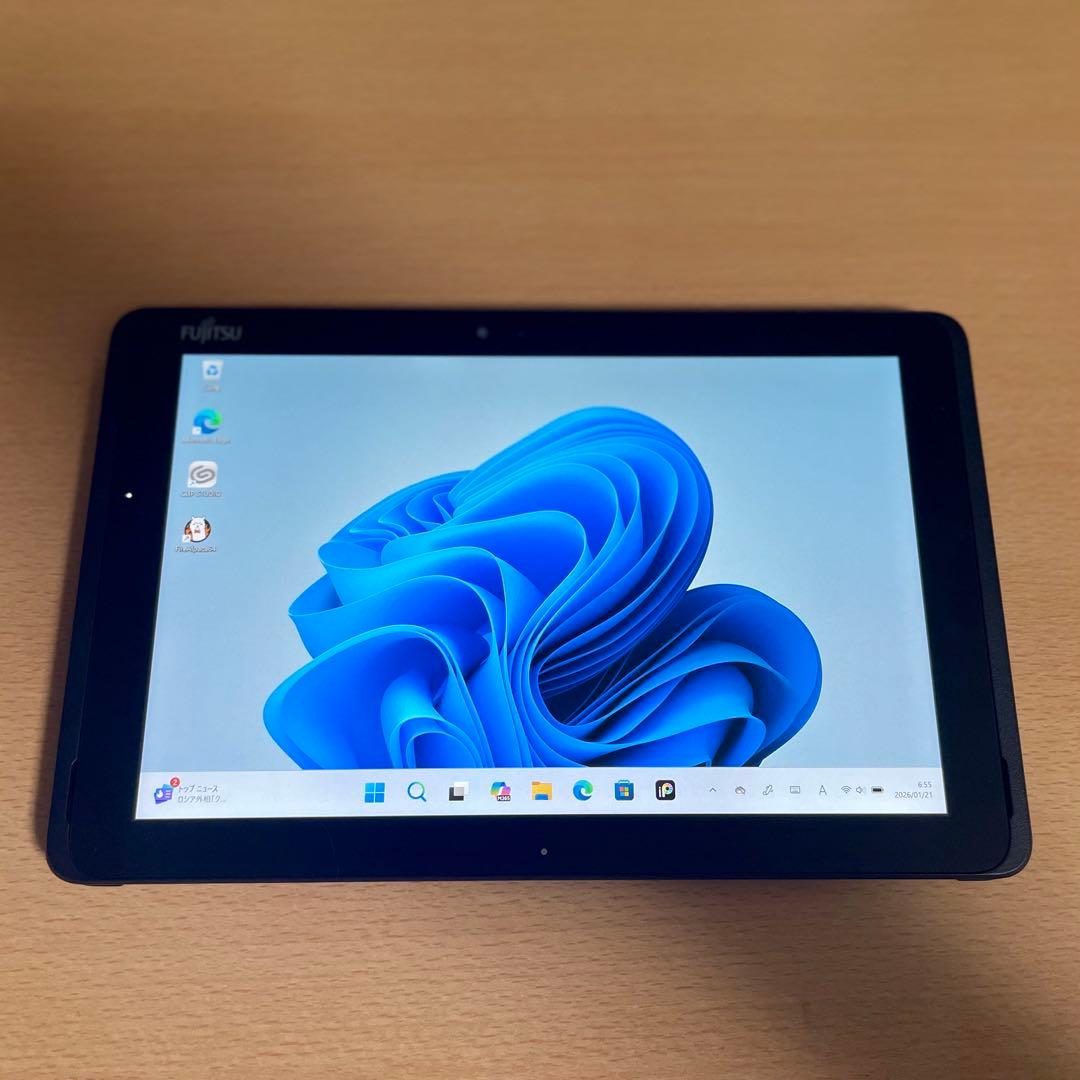 ◇富士通 ワコム 新しめ 筆圧対応 お絵描きタブレット 128GB