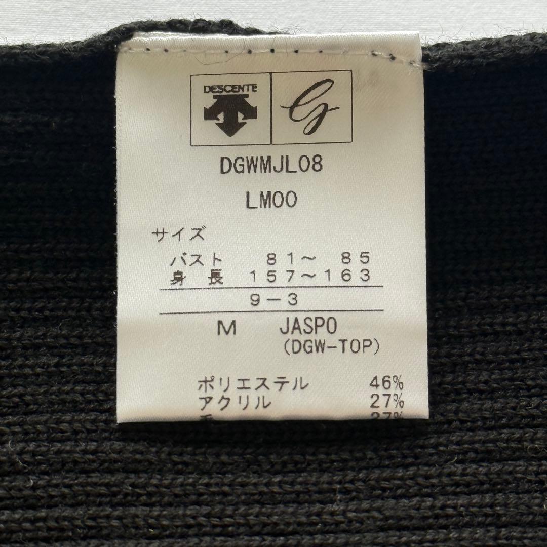 デサント カッティングデザイン ジップスタンド セーター