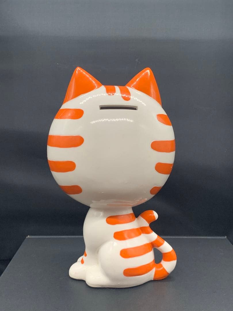 内藤ルネ　猫　箱入り　陶器　貯金箱