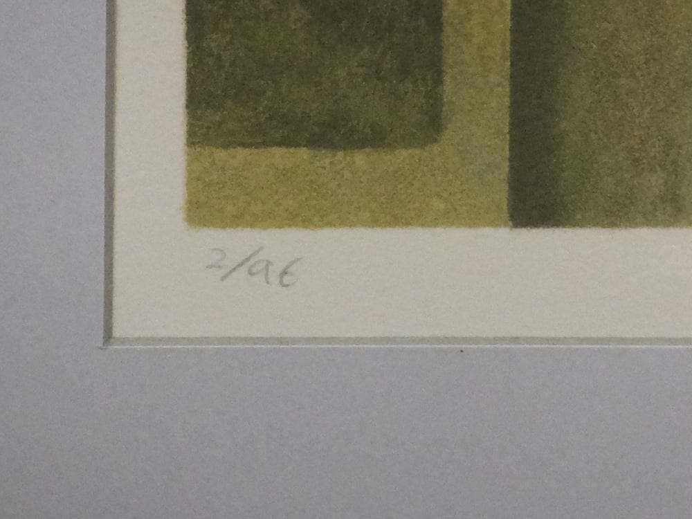 小杉小二郎　直筆サイン『巴里 コンコルド広場』リトグラフ 1996年 0720J