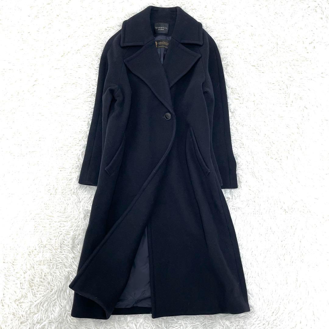 美品 ヴェルメイユパーイエナ チェスターコート 美シルエット レディース S