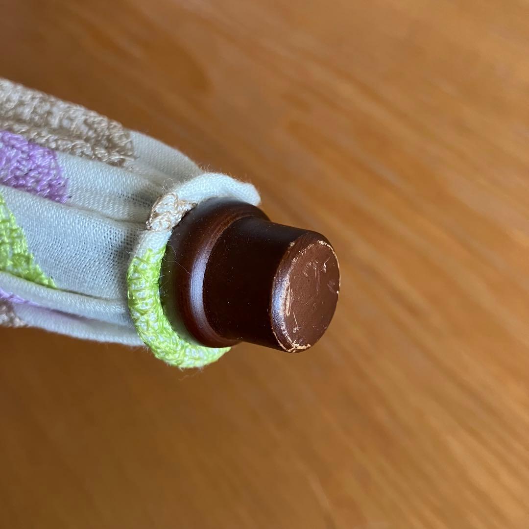 イイダ傘店　日傘　バーバー　折りたたみ カバー付き