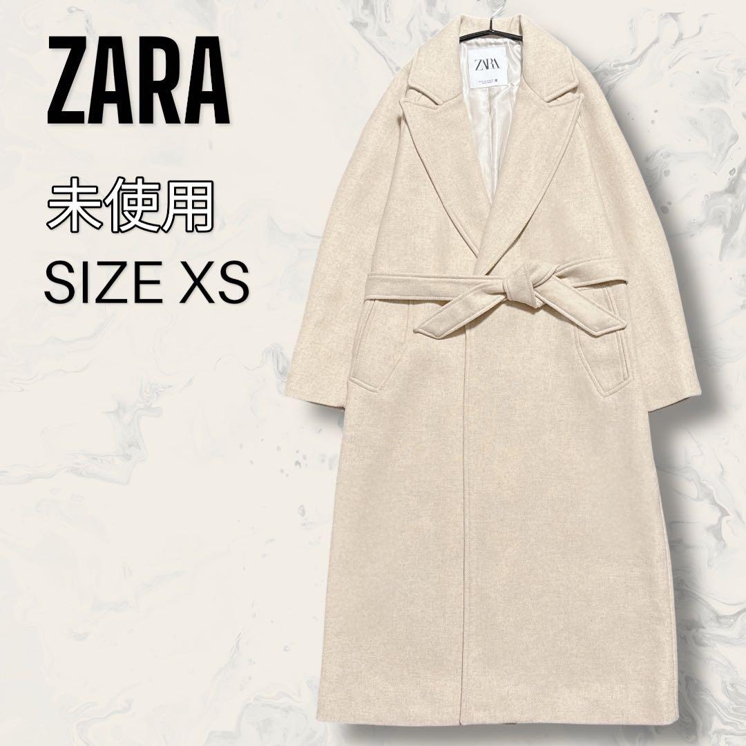 【未使用】 ZARA 新タグ イタリア プラート オーバーサイズ コート