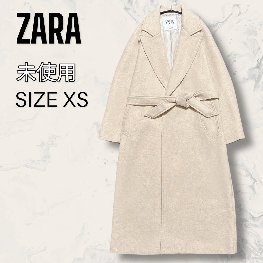【未使用】 ZARA 新タグ イタリア プラート オーバーサイズ コート