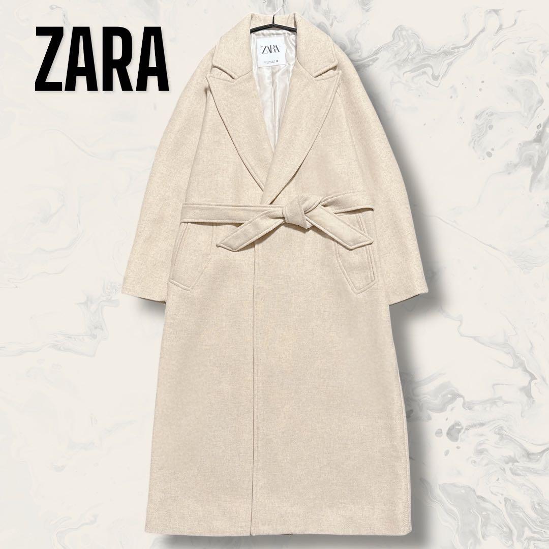 【未使用】 ZARA 新タグ イタリア プラート オーバーサイズ コート