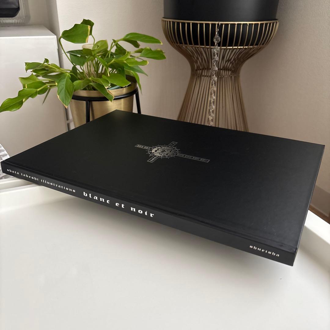 【初版　帯あり】小畑健画集 Blanc et noir ブラン エ ノワール