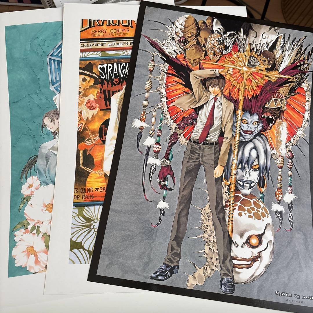 【初版　帯あり】小畑健画集 Blanc et noir ブラン エ ノワール