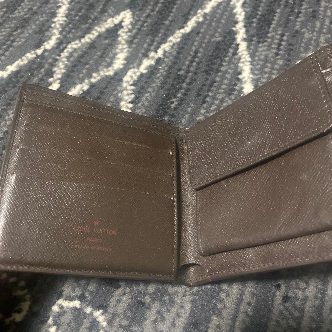 カ*ズ様 Louis Vuitton ダミエ 二つ折り　唐草模様