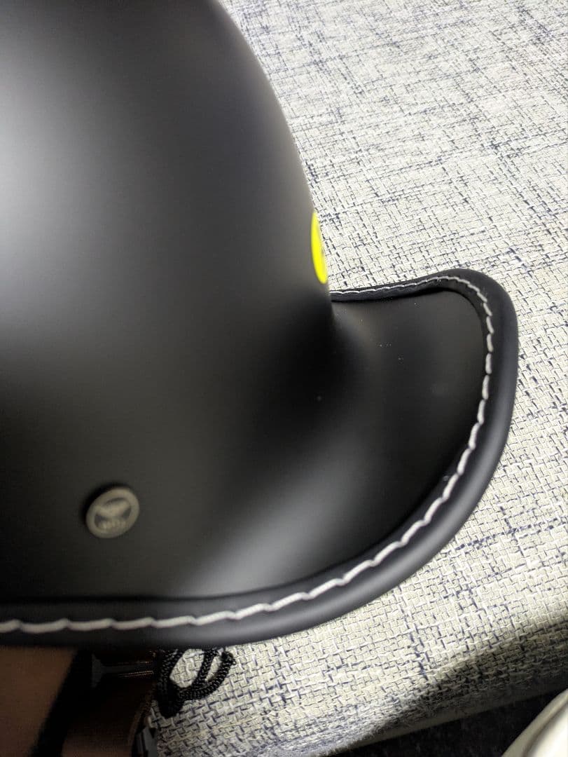 半帽ヘルメット 　ハーレーバックレストセット