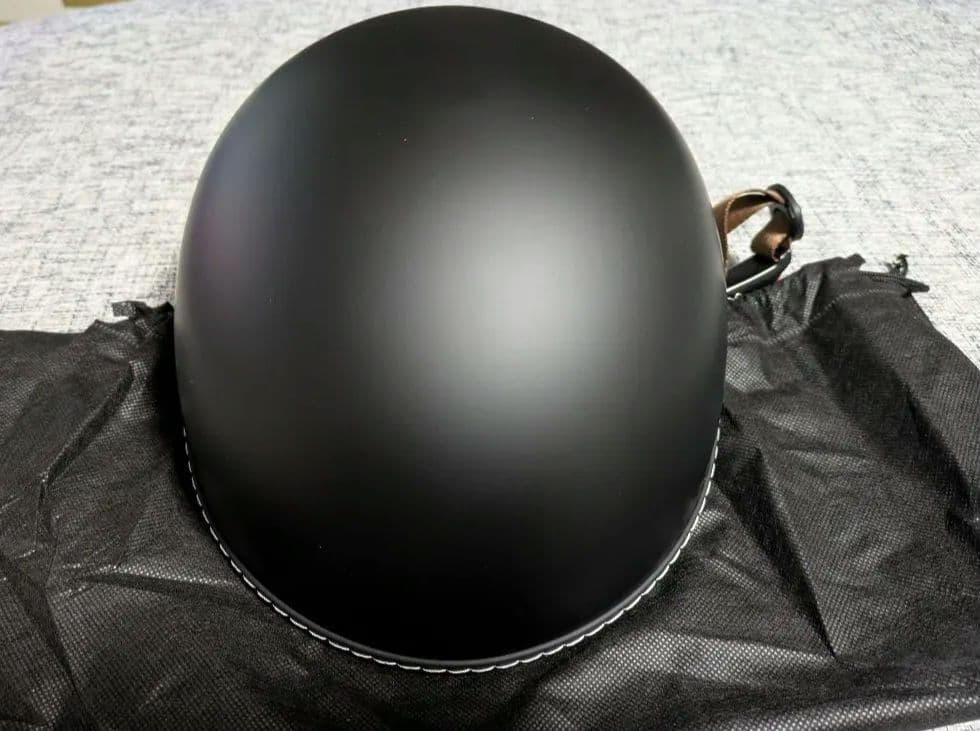 半帽ヘルメット 　ハーレーバックレストセット