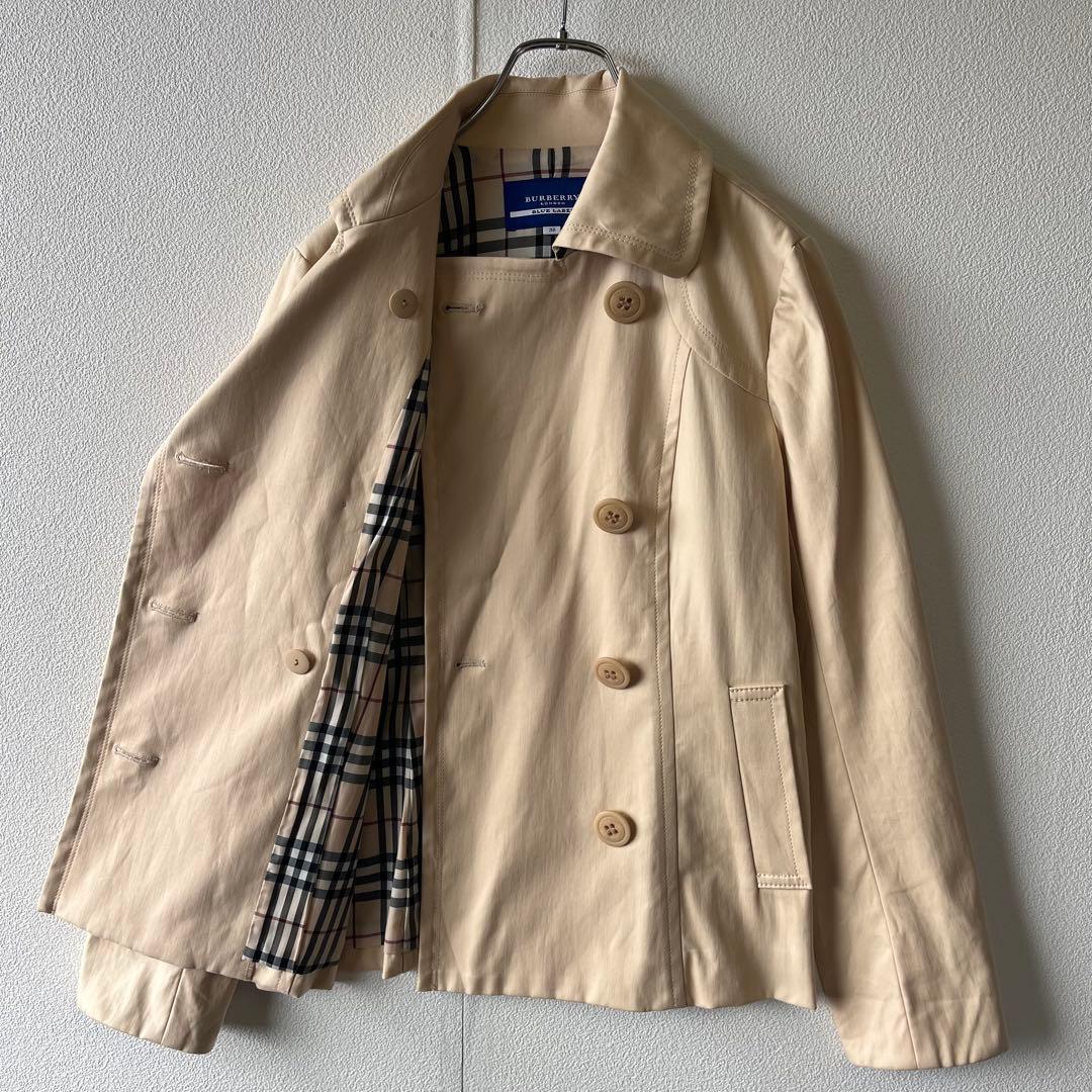 BURBERRY BLUE LABEL バーバリー ダブルボタン ノバチェック
