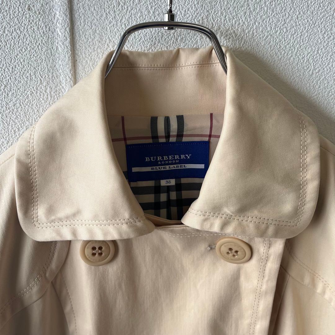 BURBERRY BLUE LABEL バーバリー ダブルボタン ノバチェック
