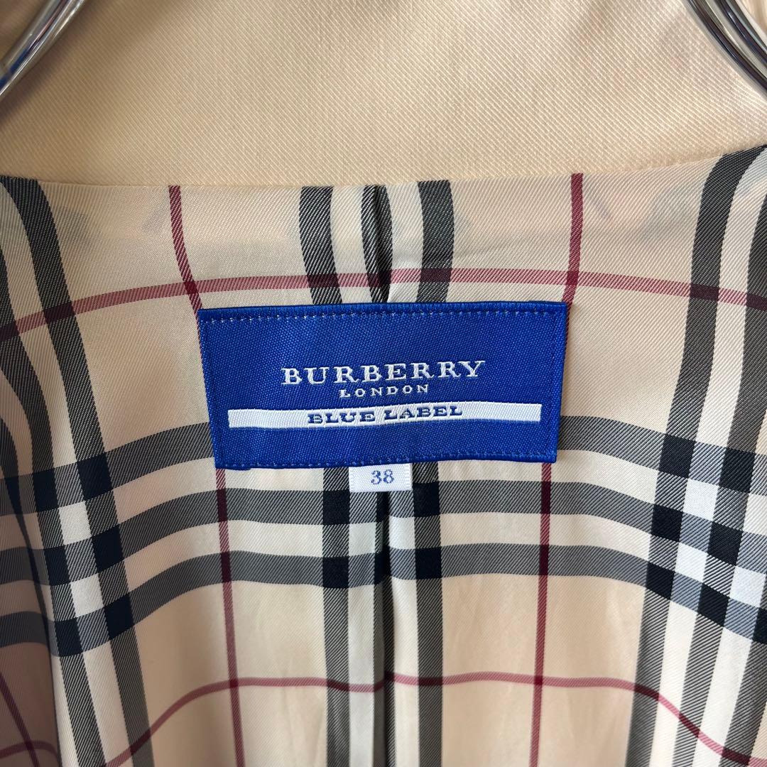 BURBERRY BLUE LABEL バーバリー ダブルボタン ノバチェック