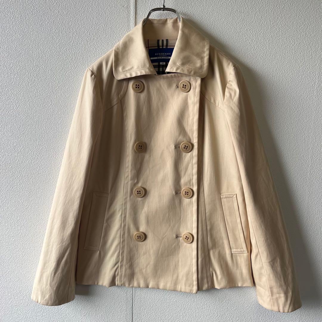 BURBERRY BLUE LABEL バーバリー ダブルボタン ノバチェック