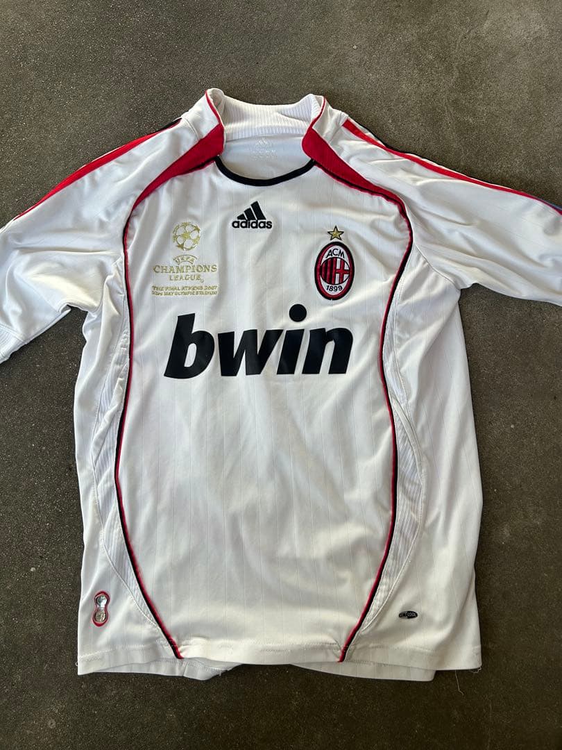 た*け様 【激レア】サッカー　ACミラン　ゲームシャツ　カカ　アディダス　CL決