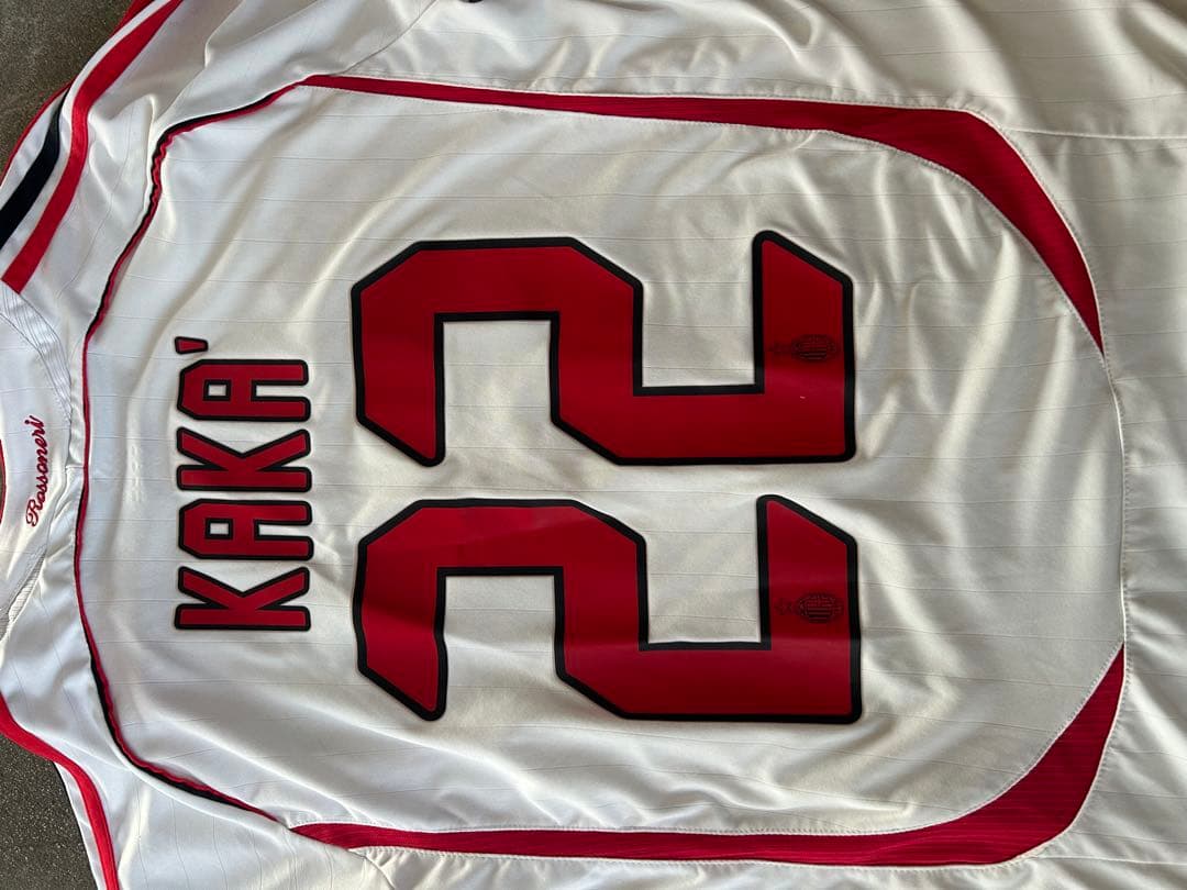 た*け様 【激レア】サッカー　ACミラン　ゲームシャツ　カカ　アディダス　CL決