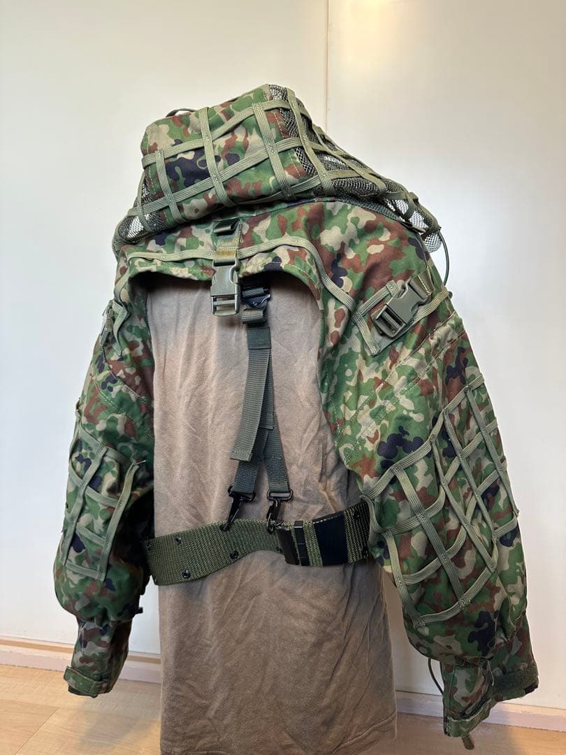 【サバゲー入門】陸自2型迷彩トップス&ハーネスセット 付属品多数 初心者向け