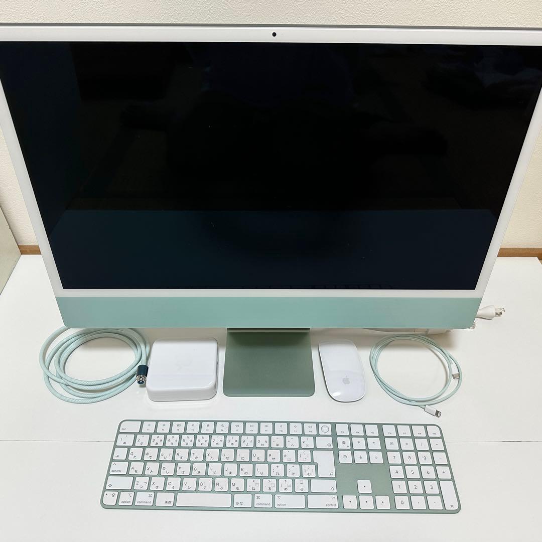 極美品 iMac 24インチ M1 2021 16GB SSD 512GB