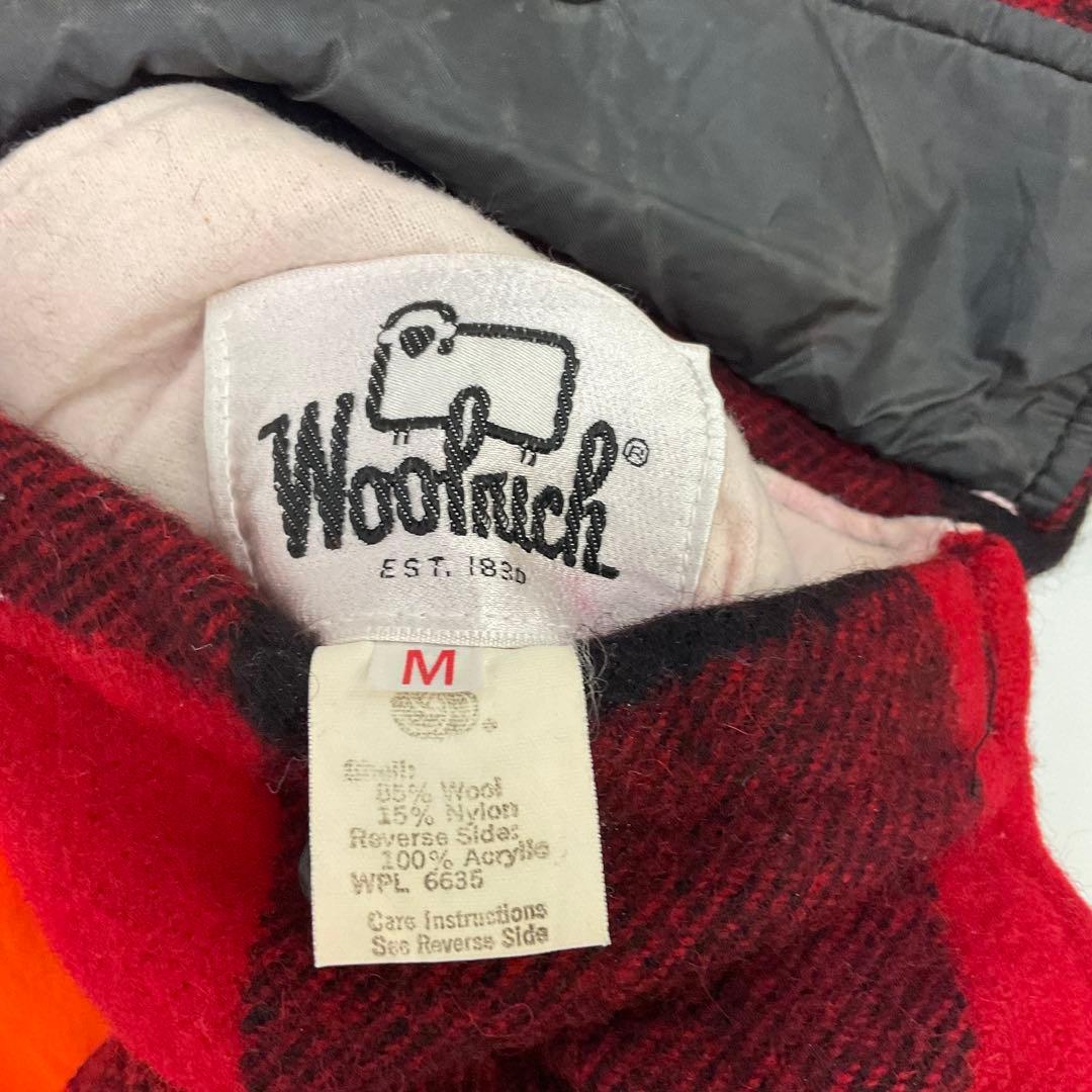 WOOLRICH 70〜80s バッファローチェックジャケット オレンジ US