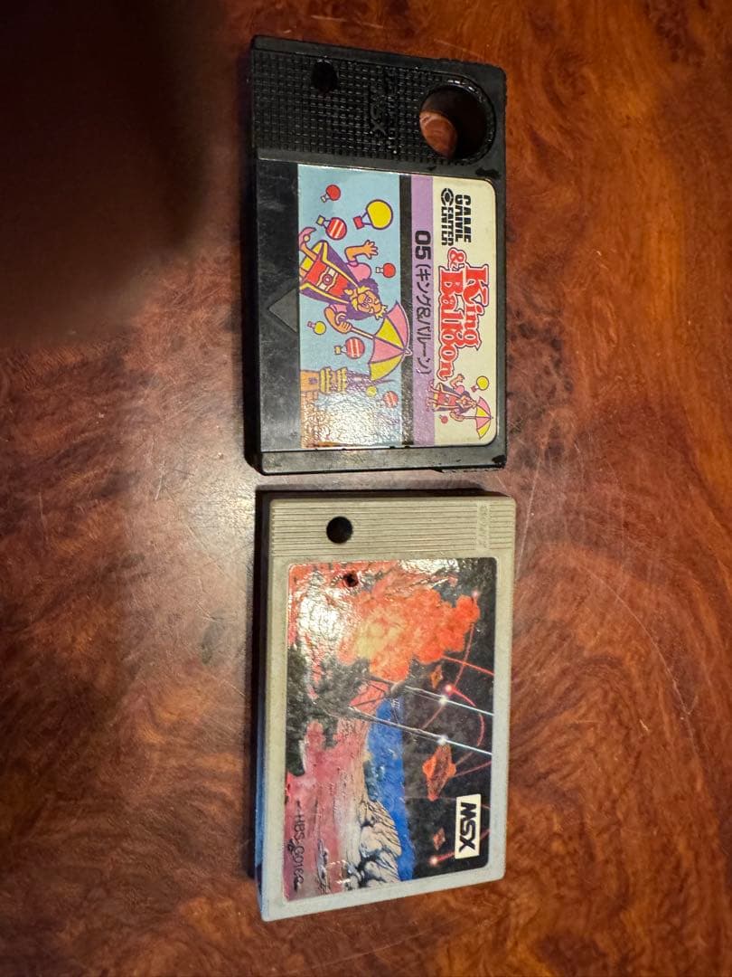 MSXソフト２点セット　超レア　キング&バルーン、センジョー