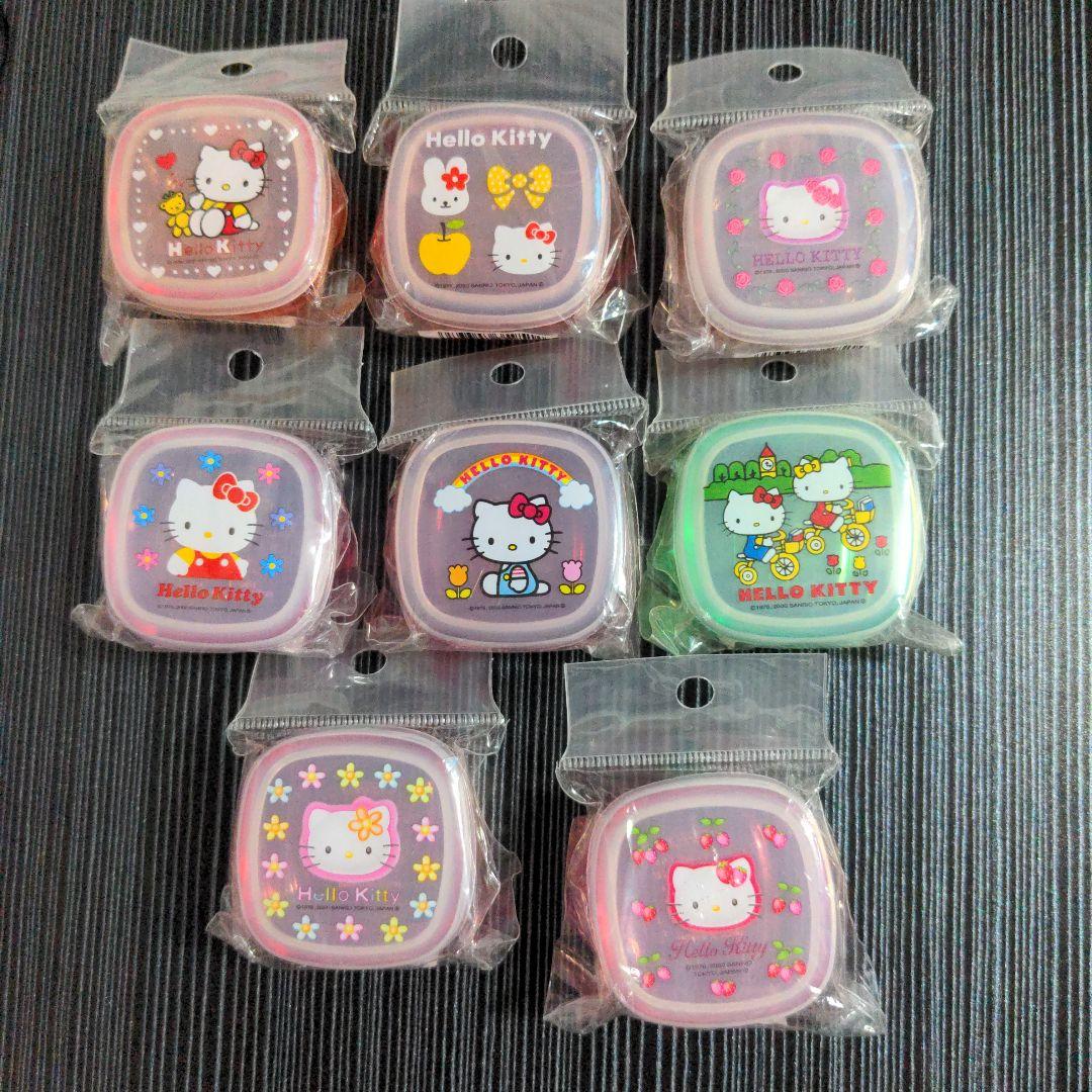 サンリオ　キティ　ミニタッパー　小物ケース　レトロ　減少品　レア