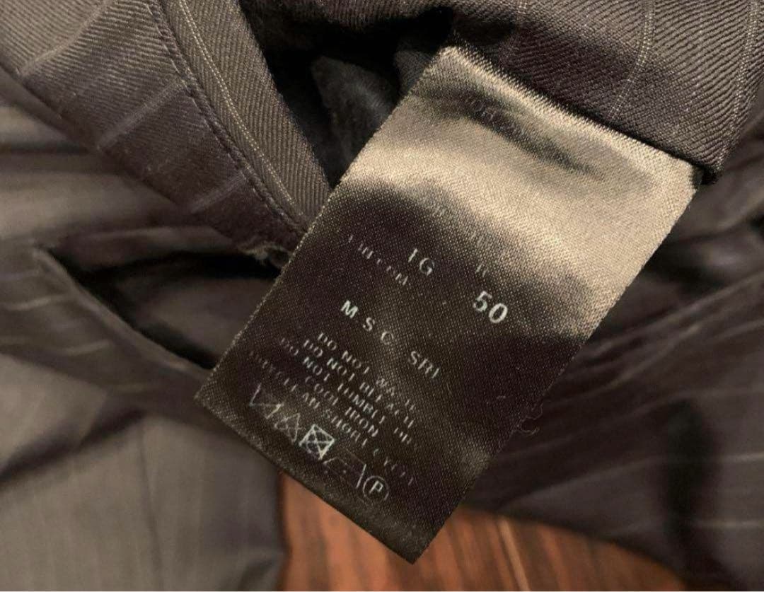 Giorgio Armani ストライプスーツ TG 50