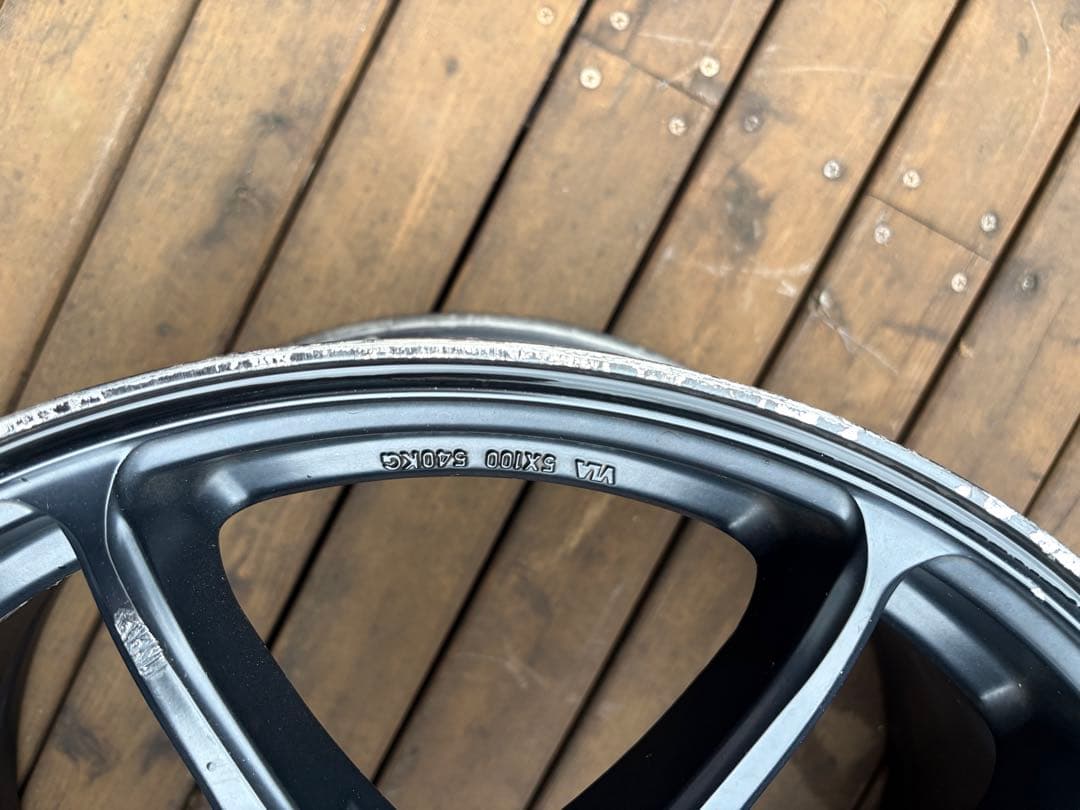 ワークエモーション極18 8.5J +47 ホイールのみ2本　PCD100 5穴