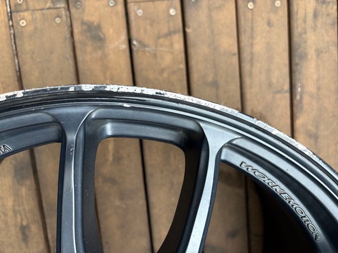 ワークエモーション極18 8.5J +47 ホイールのみ2本　PCD100 5穴