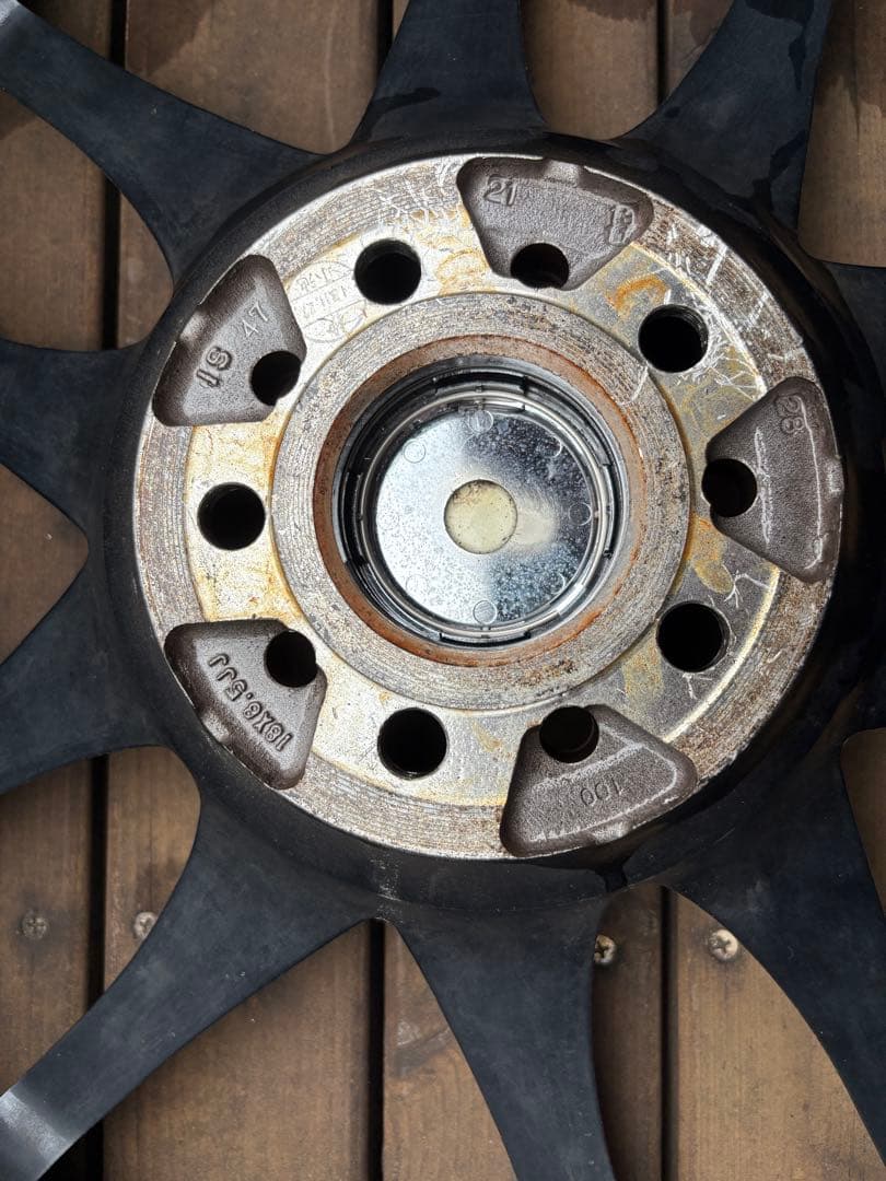 ワークエモーション極18 8.5J +47 ホイールのみ2本　PCD100 5穴