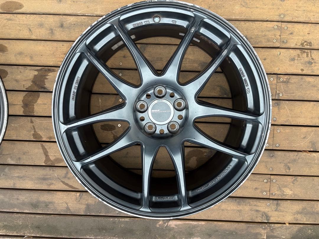 ワークエモーション極18 8.5J +47 ホイールのみ2本　PCD100 5穴