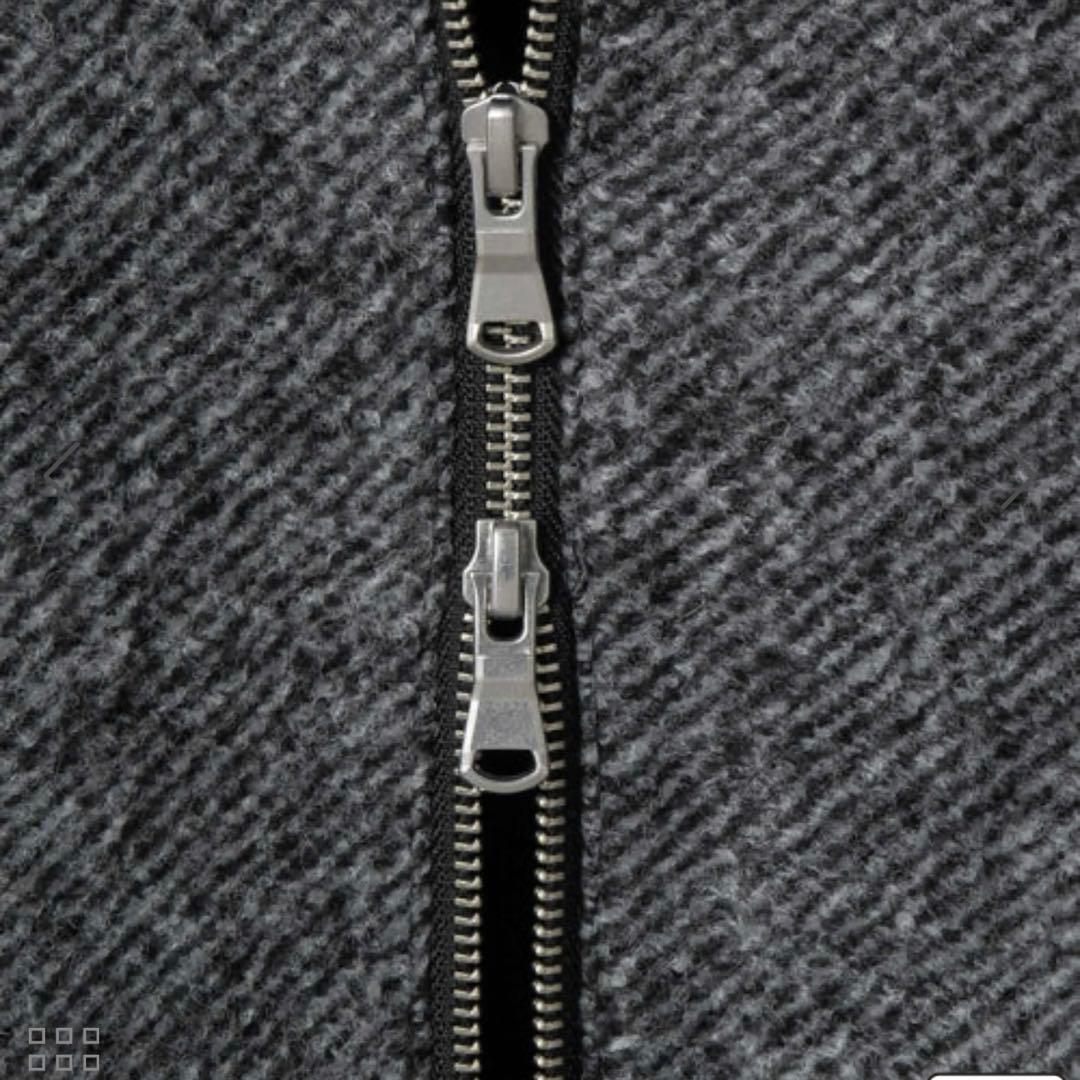 人気完売品　アダムエロペ　ツイードボンディングコーディガン ボンディングコート