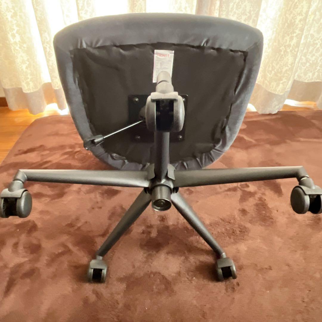 金田一様リクエスト品】ヤマソロ ベロア オフィスチェア デスクチェア ネージュ