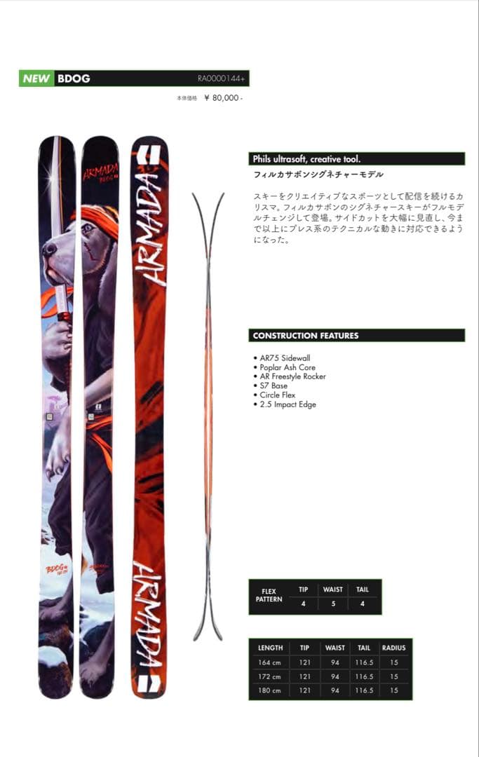 ARMADA BDOG 19-20モデル（MARKER SQUIREセット）