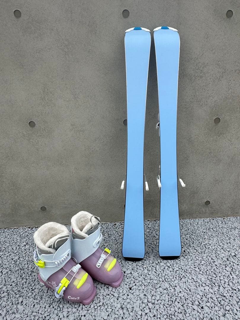 子どもスキー板セット　スキー板100cm　ブーツ19cm