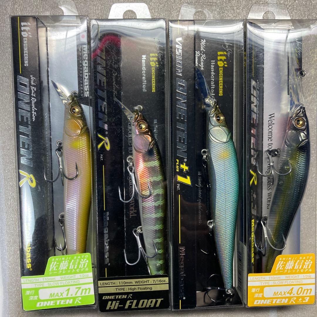 【新品】Megabass VISION ONETEN ４タイプ 4個