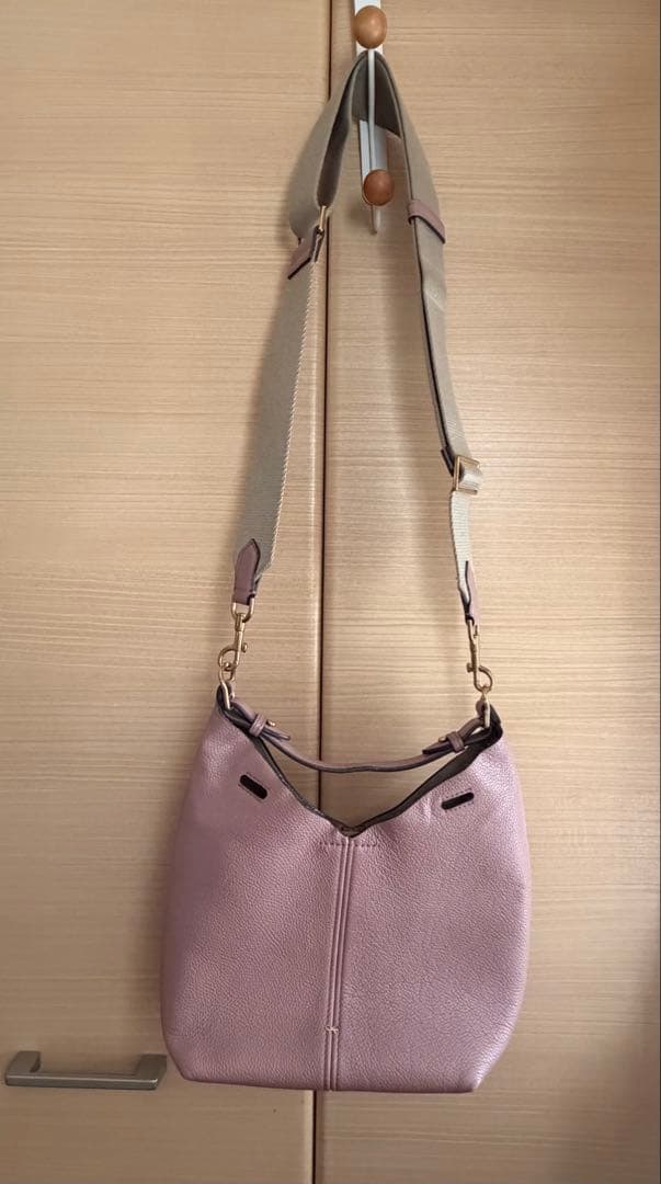 【希少・正規品】アニヤハインドマーチ ショルダーバッグ　ピンクベージュ