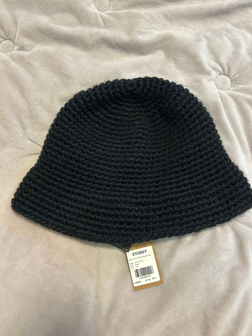 帽子 Stussy Bucket Hat SS Link Knit \"Black\"