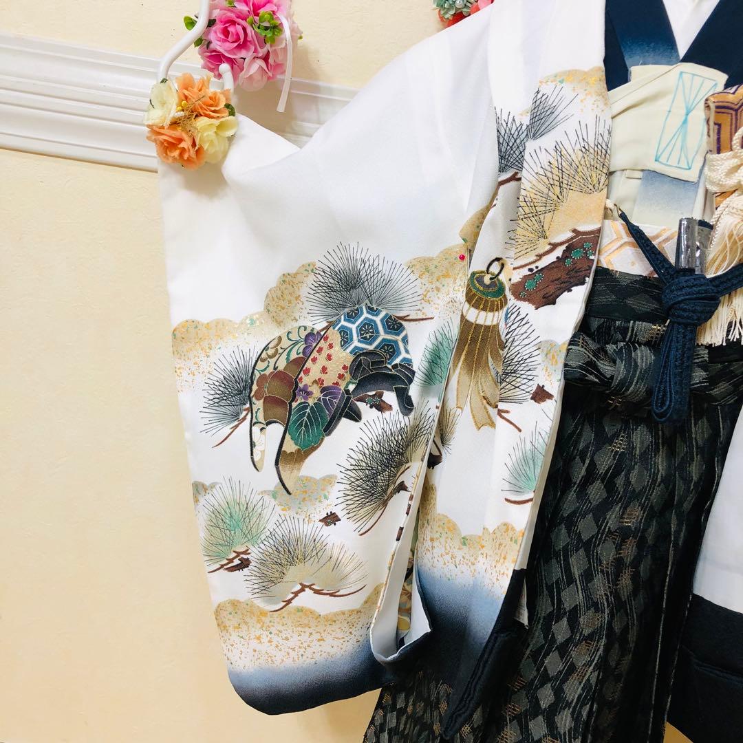 七五三男の子⭐︎5歳　のしめ　鷹　兜　暈し染め　⭐︎金彩⭐︎刺繍⭐︎完全フルセット銘品