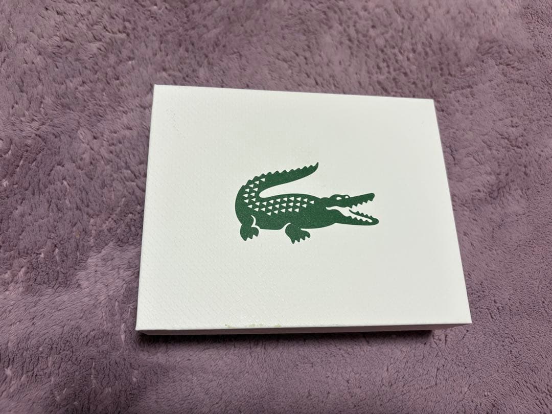 LACOSTE 二つ折り財布 ブラック NH50530