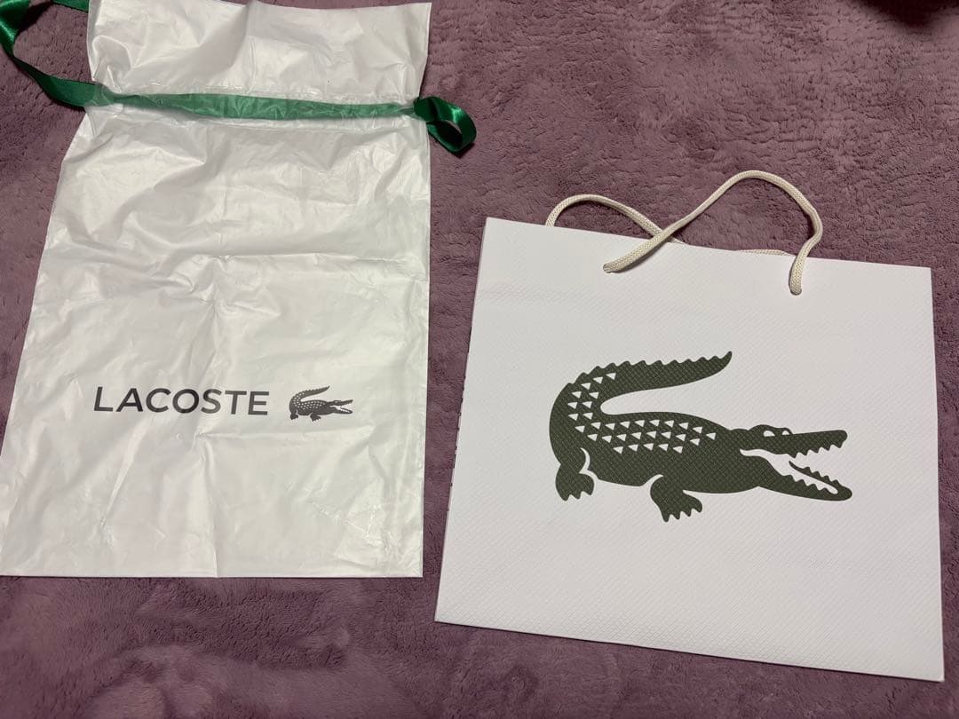 LACOSTE 二つ折り財布 ブラック NH50530