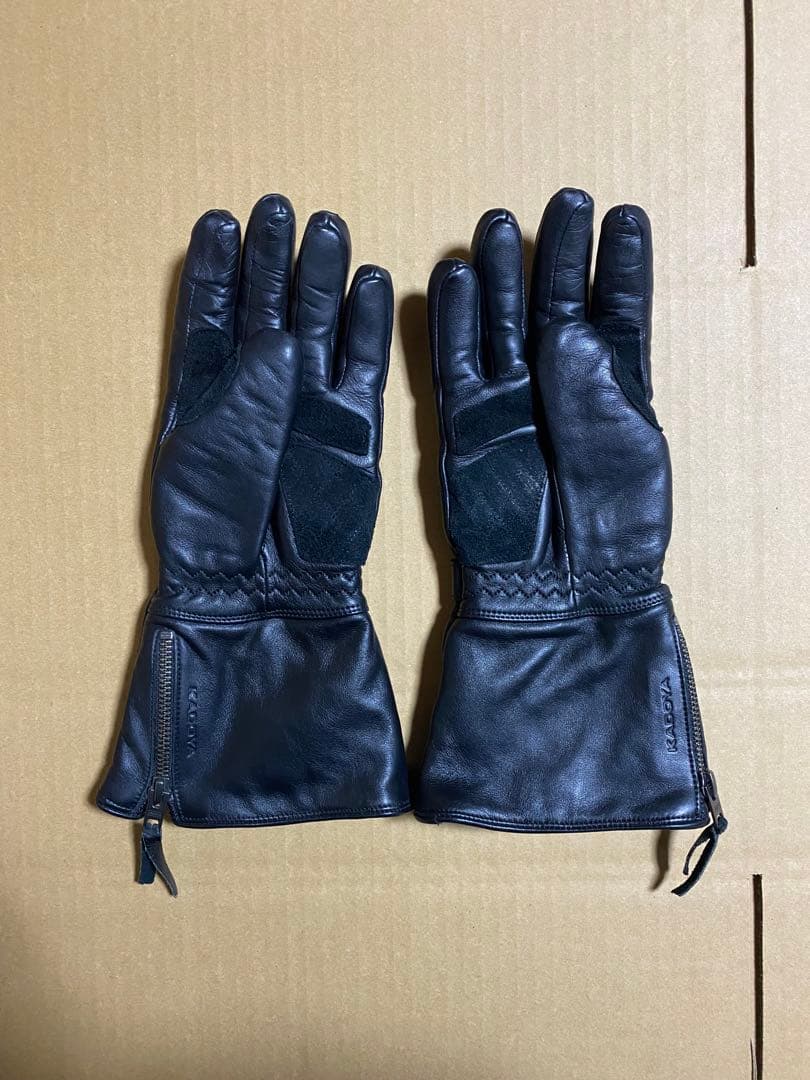 KADOYA カドヤ ガントレット レザーグローブ パデッド Mサイズ