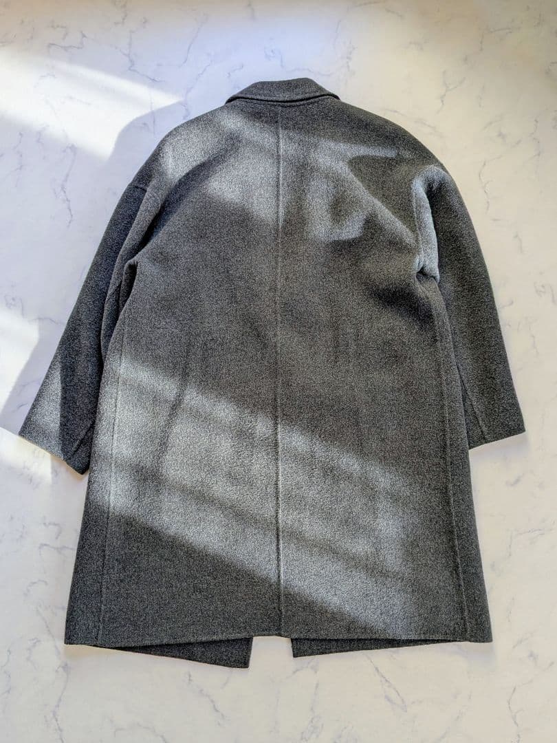 【美品】AOURE ウールリバーダブルブレストコート【手入れ〇】