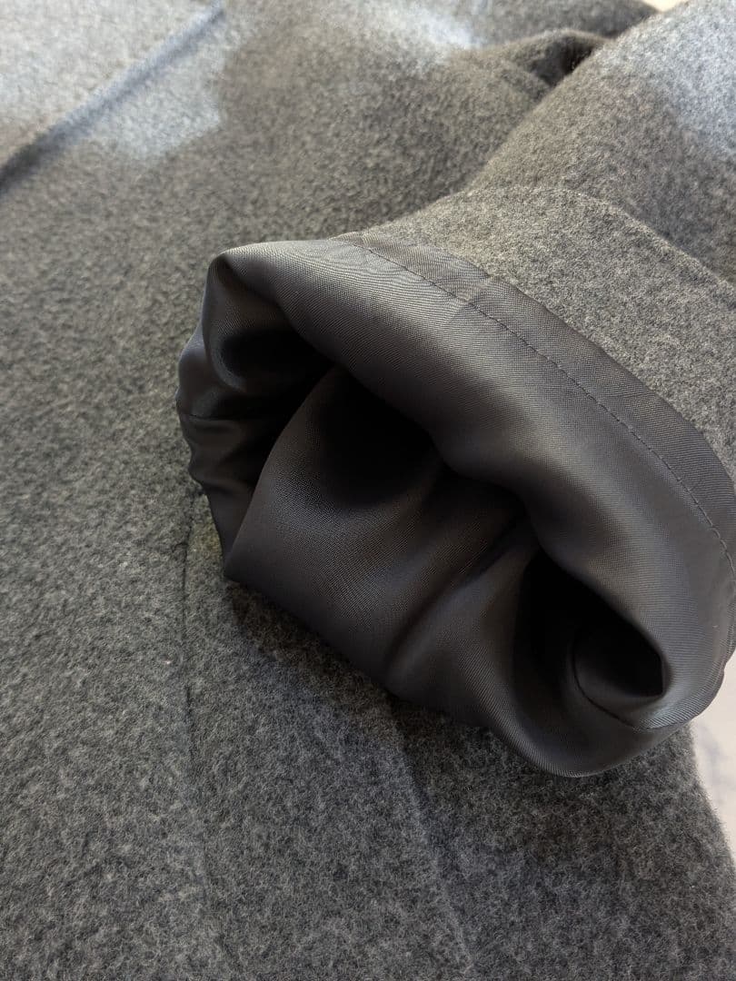 【美品】AOURE ウールリバーダブルブレストコート【手入れ〇】