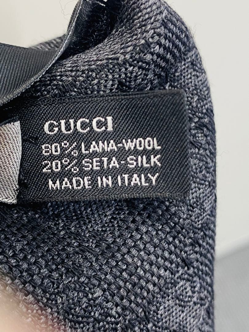 GUCCI グッチ マフラー ストール GG柄 シェリーライン