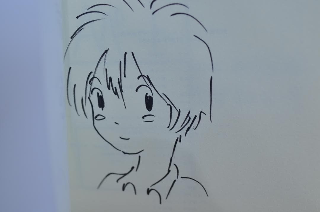 サマーウォーズ 細田守 直筆イラスト入りサイン本 / 検：果てしなきスカーレット