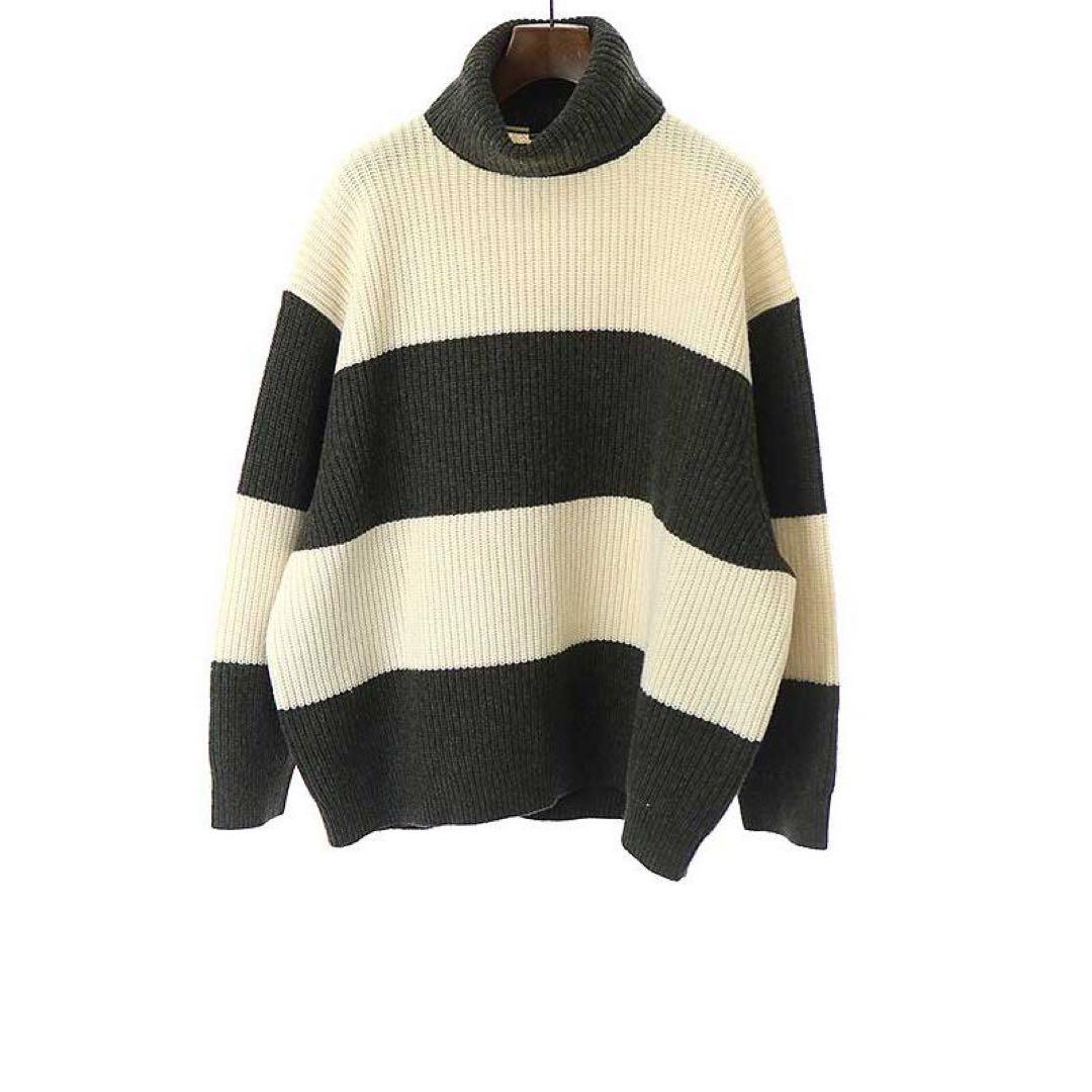 lad musicianオーバーサイズタートルネックセーター