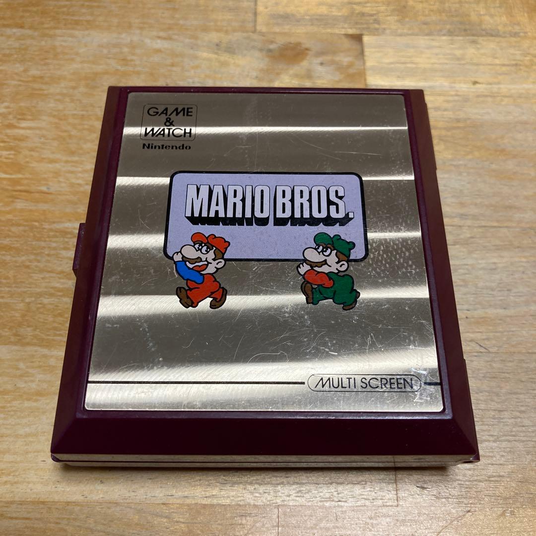 ゲームウォッチ　スーパーマリオブラザーズ　任天堂　昭和レトロ